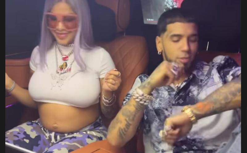 Imagen de archivo de Anuel AA y Yailin La Más Viral.