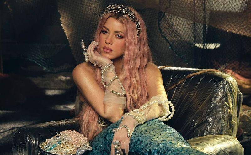 Imagen promocional del video Copa Vacía, publicada por el canal de Instagram de Shakira.