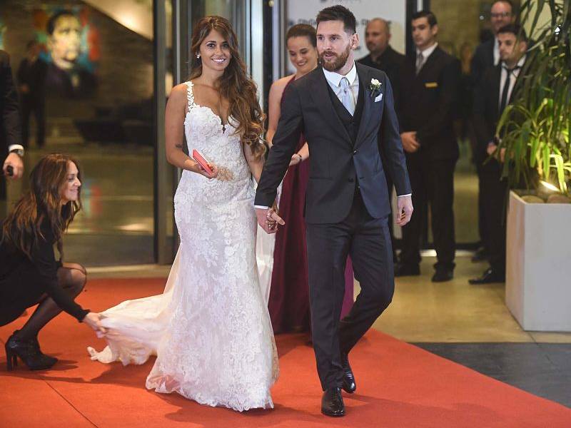 Lionel Messi y Antonella Roccuzzo protagonizaron la boda del año