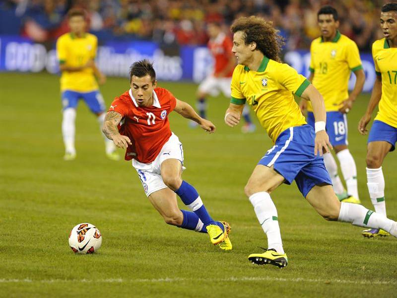 Brasil superó 2-1 a Chile en un desteñido amistoso