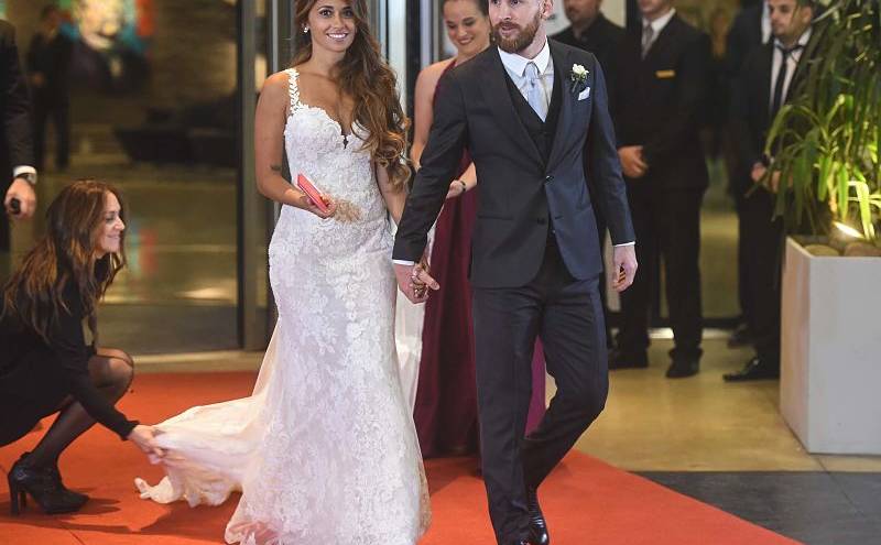 Lionel Messi y Antonella Roccuzzo protagonizaron la boda del año