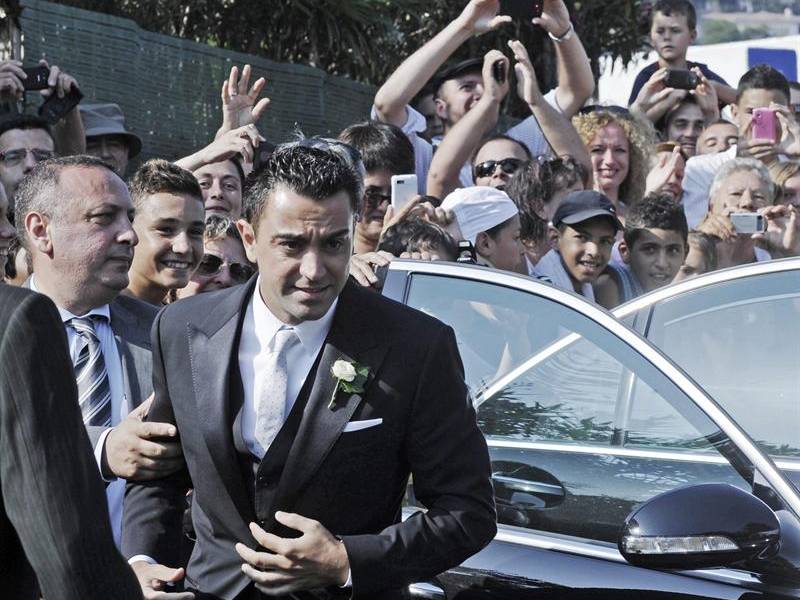 Xavi Hernández recibe el premio de la Agrupación de jugadores