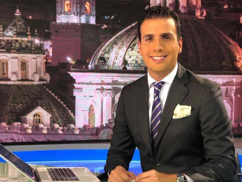 Juan Carlos Aizprúa está desde este lunes en los noticieros matutinos de Ecuavisa Quito