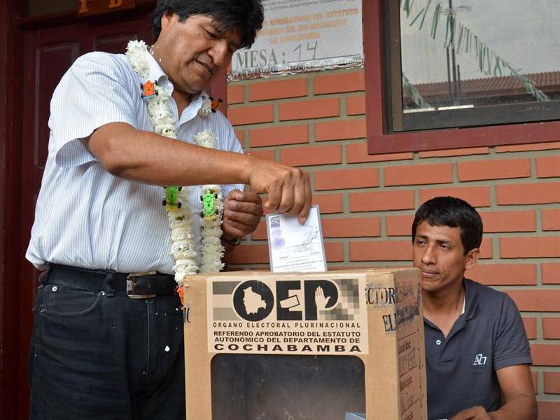 Bolivia hará referendo para nuevo mandato de Evo Morales hasta 2025