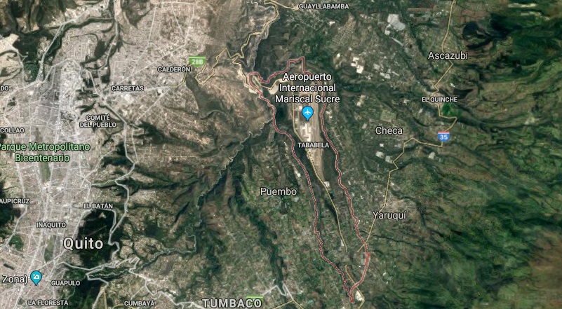 Sismo de magnitud 3,8 se registró al suroeste del aeropuerto Mariscal Sucre