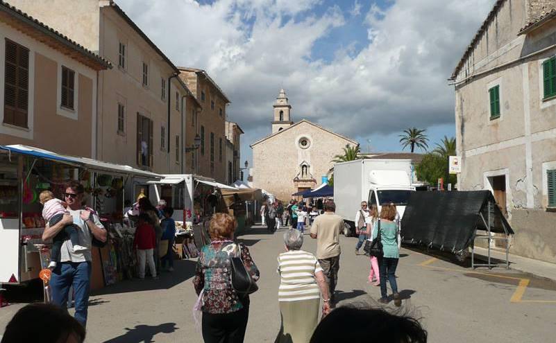 Imagen del pueblo de Costixt, en Mallorca, España.