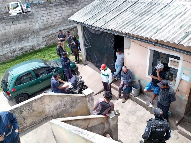 Lugar donde funcionaba el centro de rehabilitación clandestino.