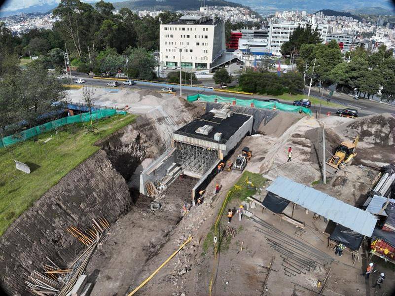 Avance del Intercambiador Mariana de Jesús.