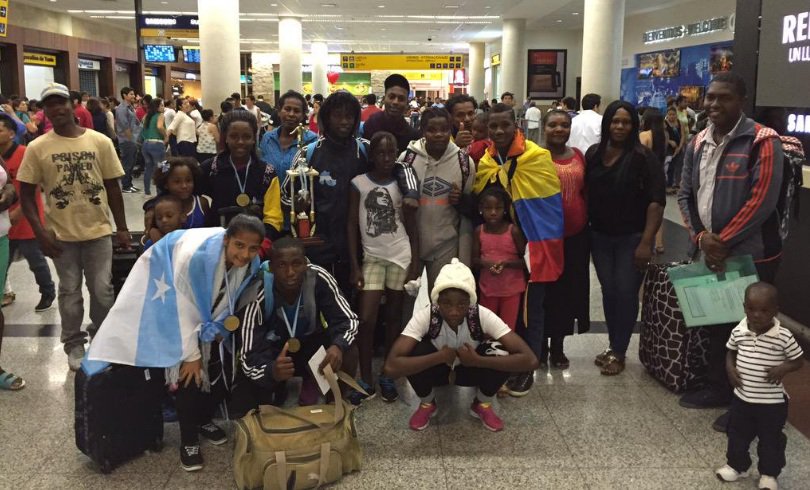 Deportistas del Barrio Nigeria visitaron a Boca Juniors