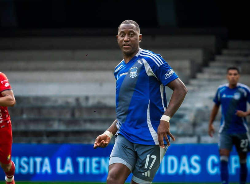 Jaime Ayoví anotó cinco goles en esta temporada con Emelec.