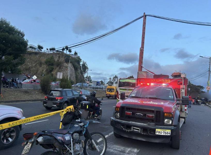 Atención de la emergencia que dejó un fallecido.