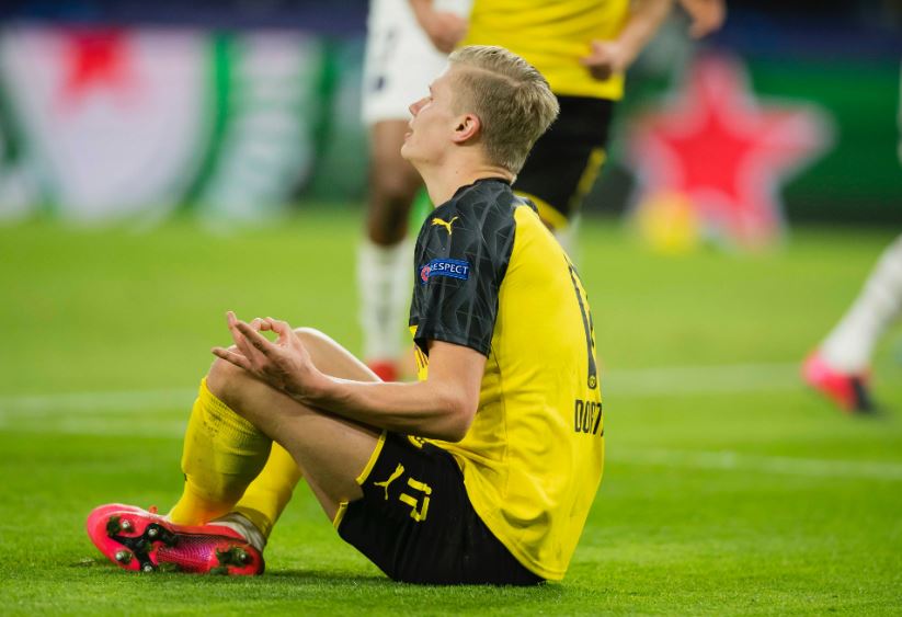 Doblete de Haaland en la victoria del Dortmund contra el PSG