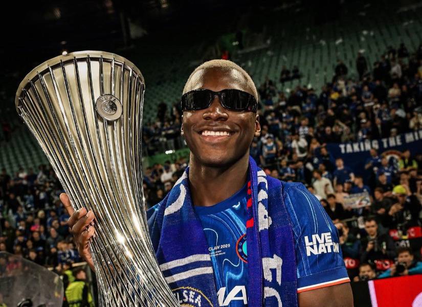 Moisés Caicedo quedó campeón de la Conference League y del Mundial de Clubes con el Chelsea en su segunda temporada.