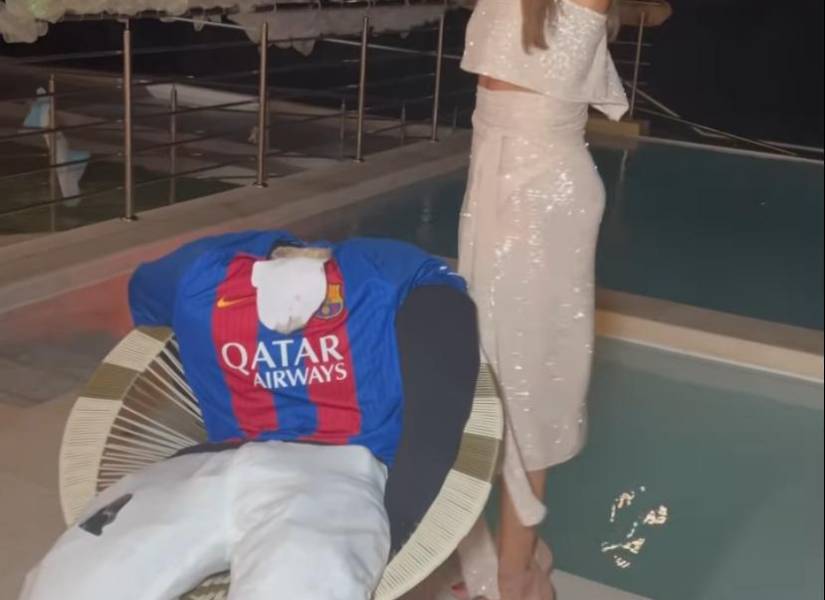 Captura de pantalla del video publicado por Valerie Domínguez, prima de Shakira.