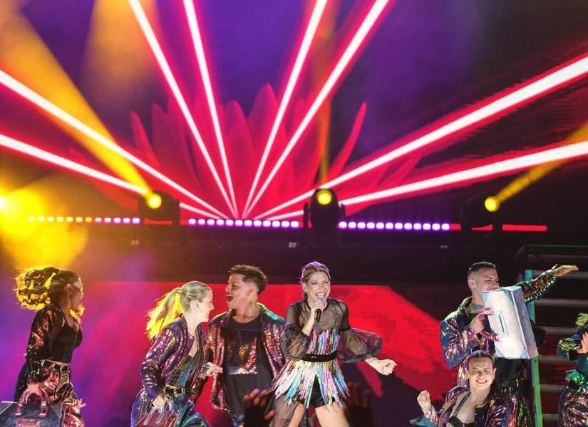 Floricienta en su concierto de Buenos Aires.