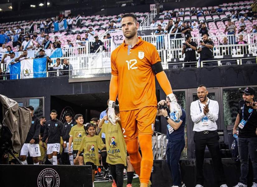 Guillermo De Amores jugó con la selección de Uruguay en el 2024.