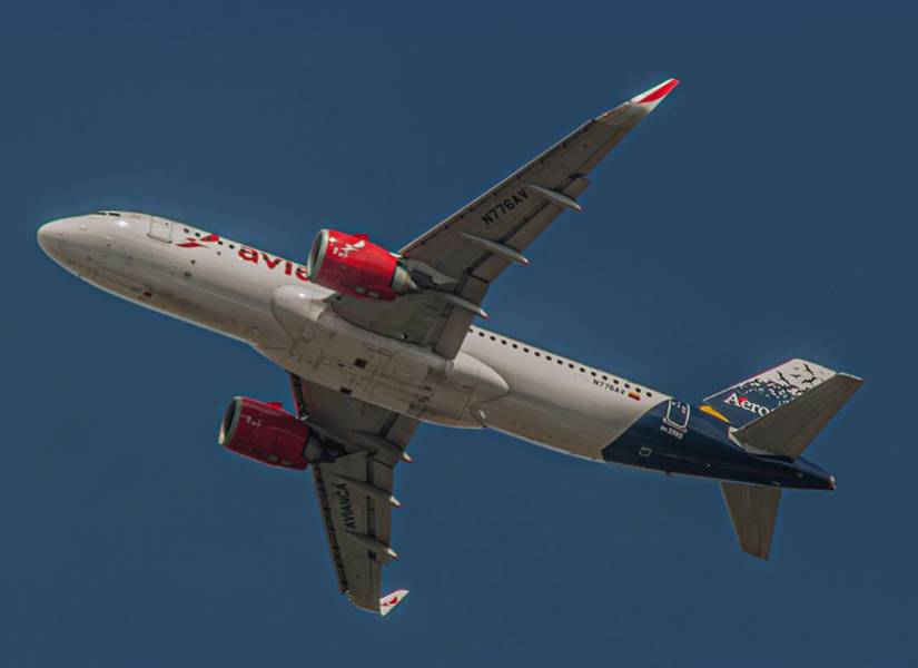 Avión de la aerolínea Avianca.