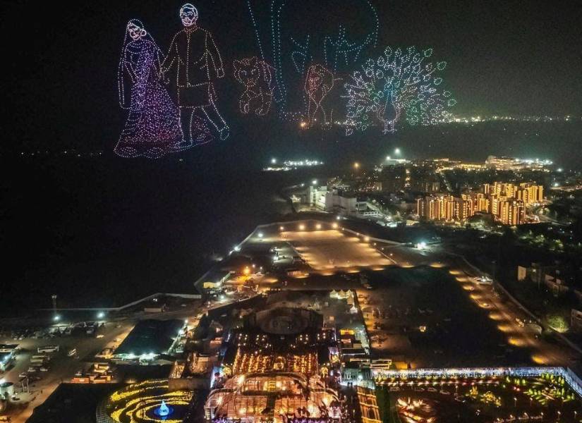 Celebración de la preboda de Anant Ambani y Radhika Merchant.