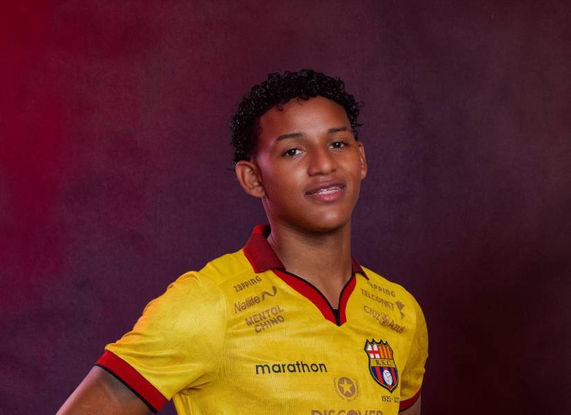 Johan García debutó como profesional en este 2025 con Barcelona SC.