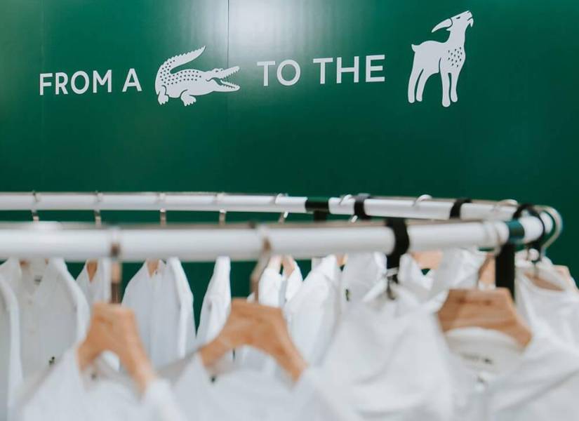Almacén de Lacoste con su nueva colección