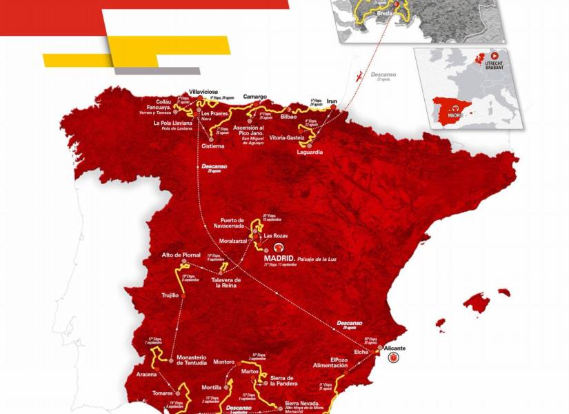 Conoce las 21 etapas de la Vuelta España