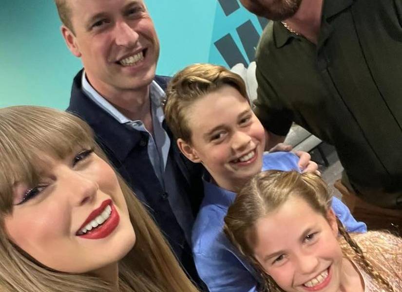 Se rumorea que el Príncipe William y sus hijos son Swifties.