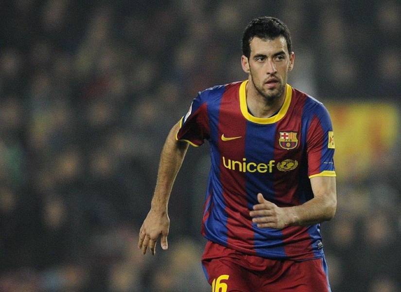 Sergio Busquets en un partido con el FC Barcelona