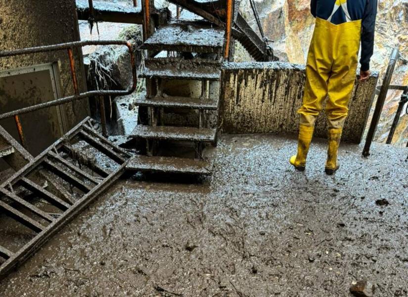 Coca Codo Sinclair presenta una cantidad de sedimentos por encima de las mil partes por millón.