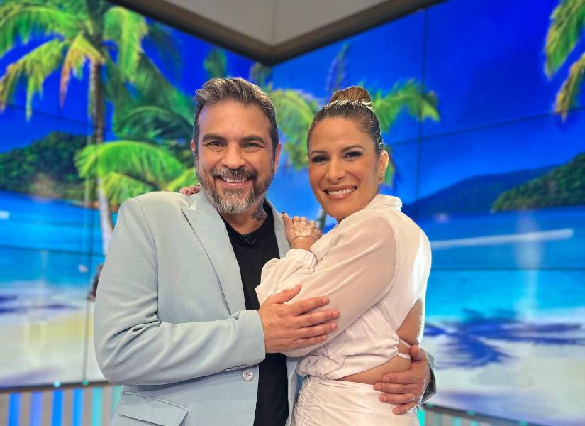 Diego Spotorno y Gaby Díaz.