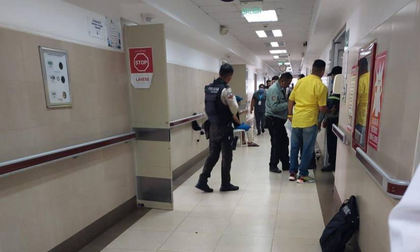 Alarma en los pasillos del Hospital Guayaquil por balacera.