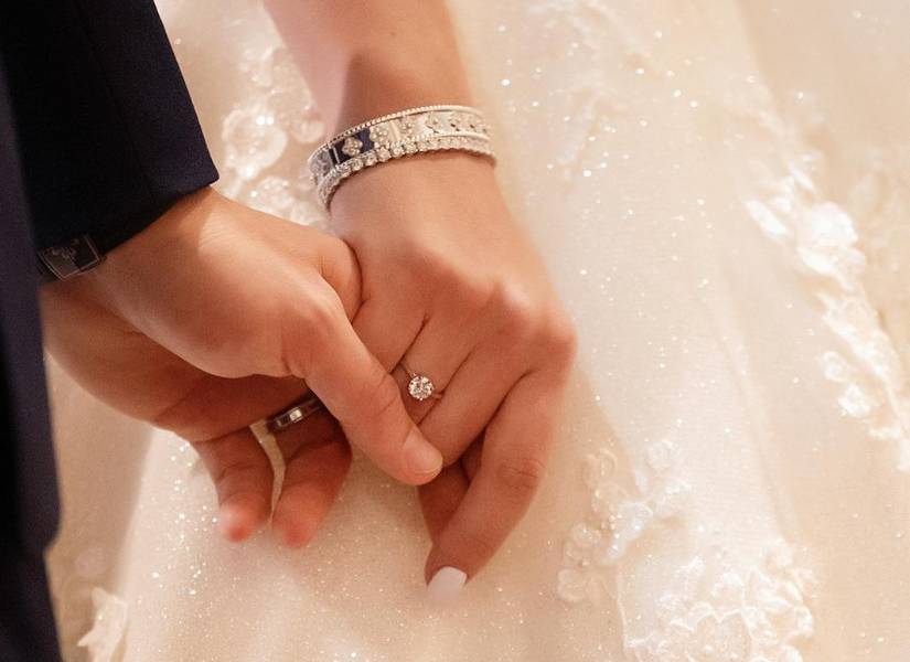 Fotografía inédita del matromonio de Diogo Jota y Rute Cardoso.