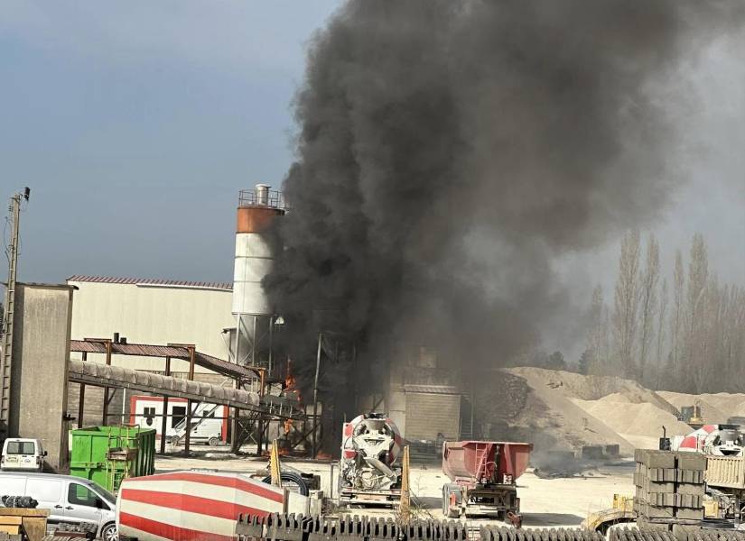 Lugar de la caída de los dos aviones en Francia.