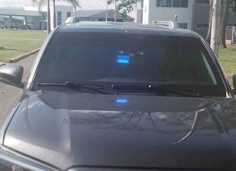 Vehículo de seguridad de la vicepresidenta de Colombia, Francia Márquez.