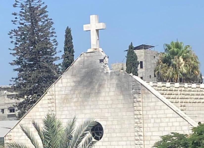 Entre los heridos se encuentra el párroco de la iglesia del Patriarcado Latino.