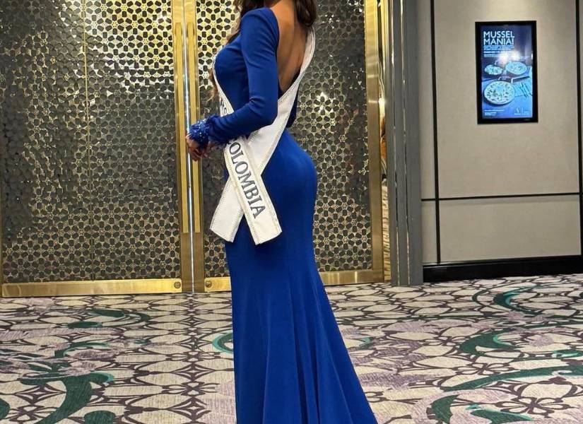 Miss Colombia, Vanessa Pulgarín, en Tailandia.