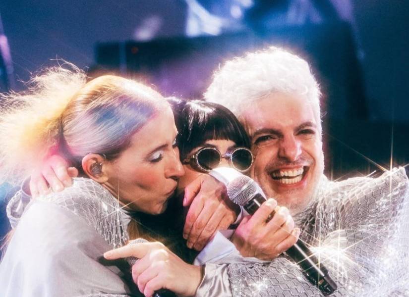 El dúo Miranda! junto a Lali Espósito.