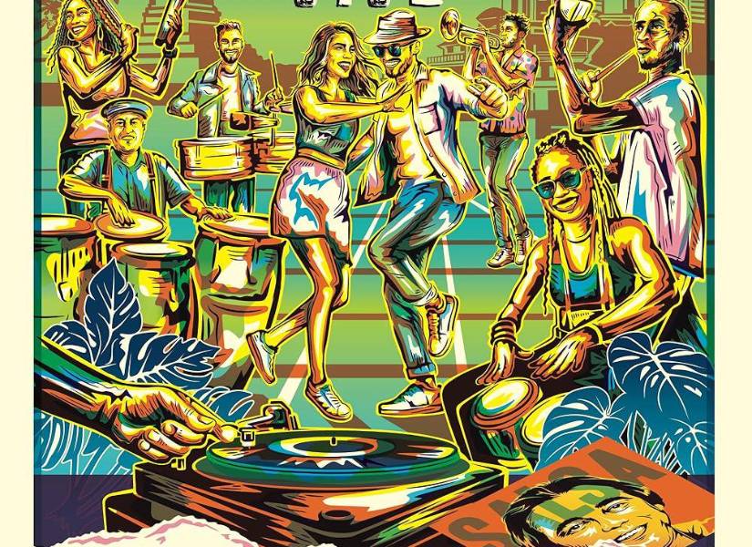 En la película, los tambores, los bongos, la trompeta y el timbal vuelan constantemente del caldo de cultivo latino del Spanish Harlem de la Gran Manzana hasta el alquitrán de las calles de los barrios populares de la ciudad del Pacífico colombiano.