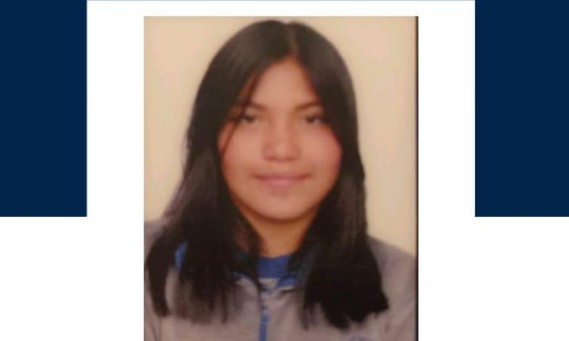 Camila Samantha Arellano Guancha está desaparecida desde el 25 de enero.