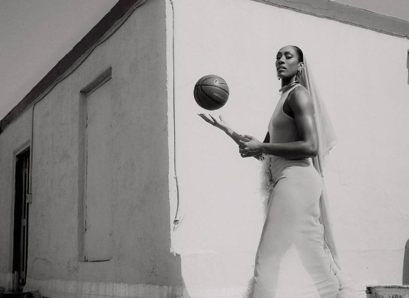 La basketbolista A'ja Wilson.