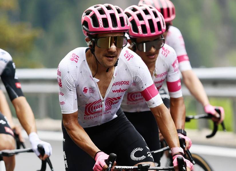 Richard Carapaz en la Etapa 17 del Giro de Italia