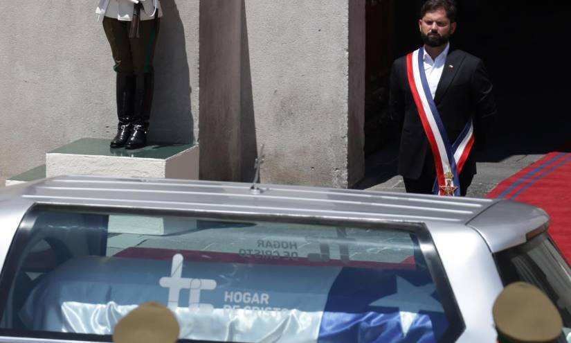 Chile da el último adiós a Sebastián Piñera en un emotivo y solemne funeral de Estado
