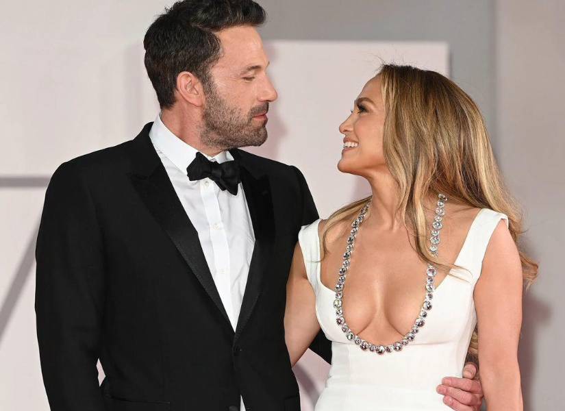 Fotografía de Jennifer López y Ben Affleck