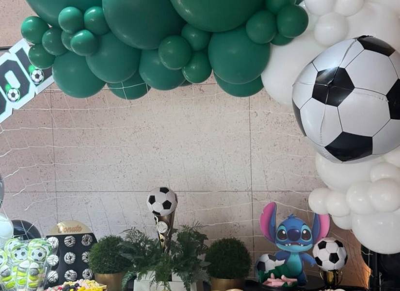 Decoración de Mateo por su cumpleaños.