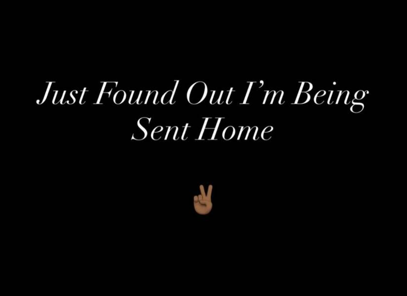 Acabo de enterarme de que me mandan a casa fue la publicación de Chris Paul en su cuenta de Instagram.