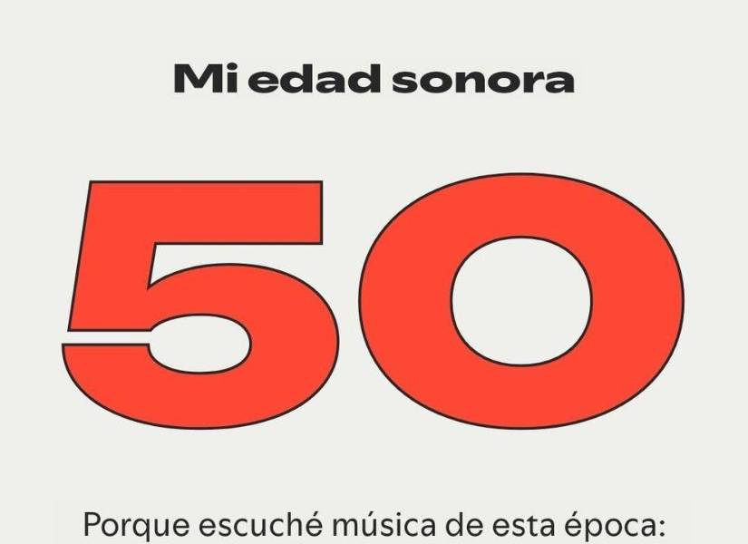 Edad sonora de Wrapped 2025