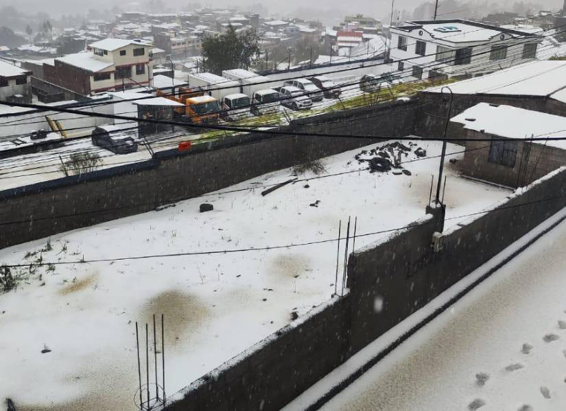 Fuerte lluvia en Quito