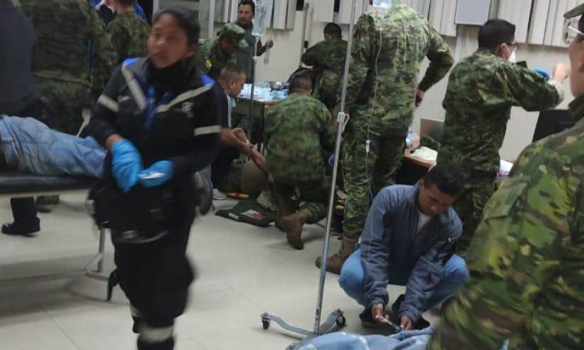 Paro nacional: 17 militares heridos de gravedad tras enfrentamientos en San Antonio, Pichincha