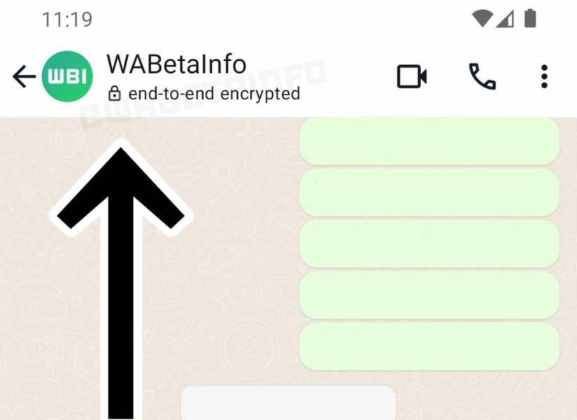 Imagen de la nueva función de WhatsApp.