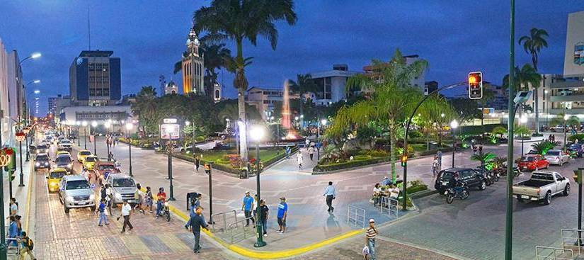 Imagen de archivo del centro de la ciudad de Machala, en la provincia de El Oro.