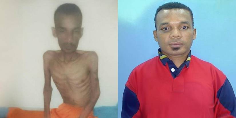 En la foto se ve cómo era Diego Armando antes de ingresar a la Penitenciaría del Litoral de Guayaquil donde permaneció durante dos, de los cinco años de su sentencia.